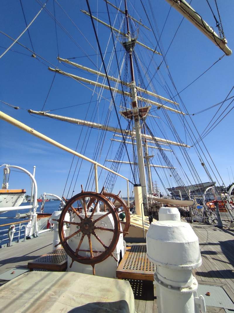 Gdynia - Dar Pomorza - na palube