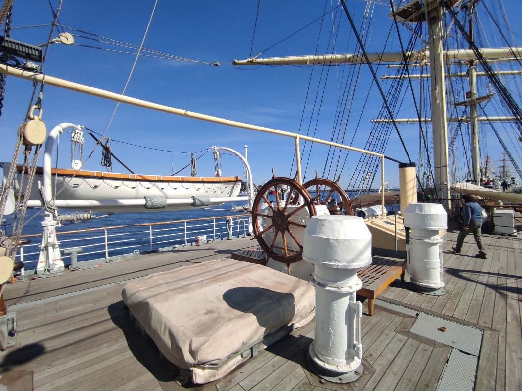 Gdynia - Dar Pomorza - na palube