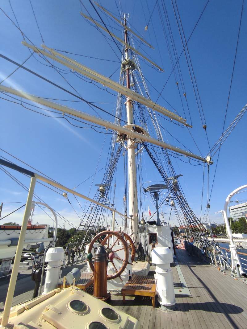 Gdynia - Dar Pomorza - na palube