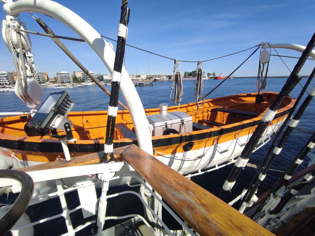 Gdynia - Dar Pomorza - na palube