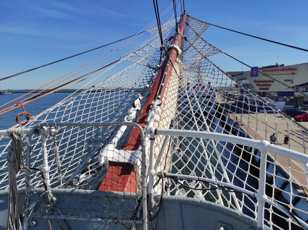Gdynia - Dar Pomorza - na palube