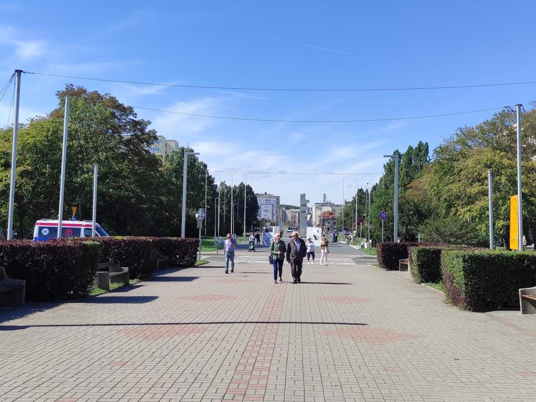 Gdynia - cesta na stanicu