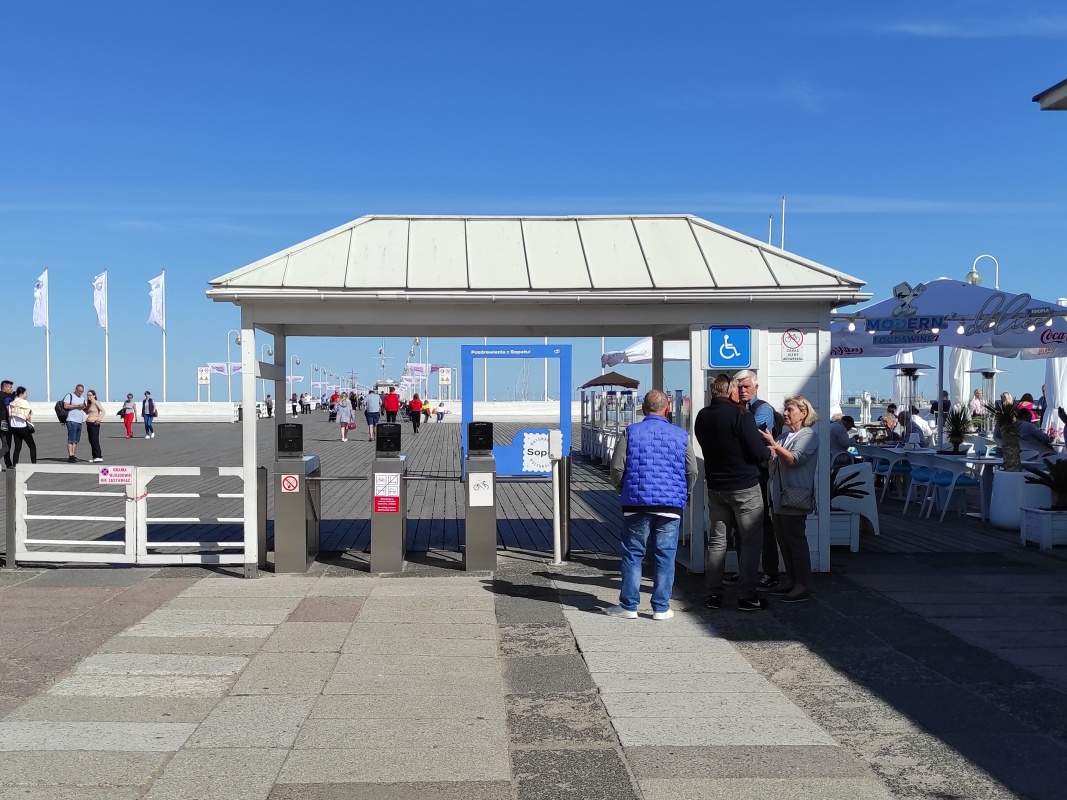 Sopot - vstup na mólo