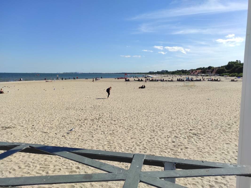 Sopot - mólo - pláž vpravo