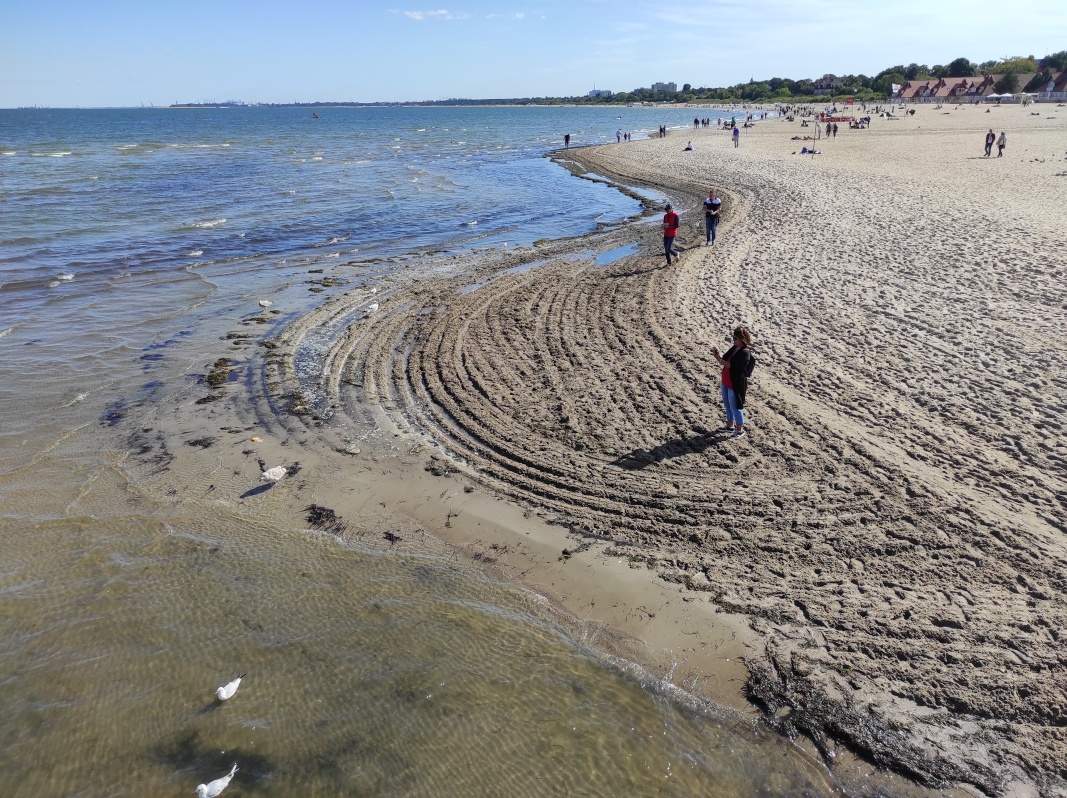 Sopot - mólo - pláž vpravo