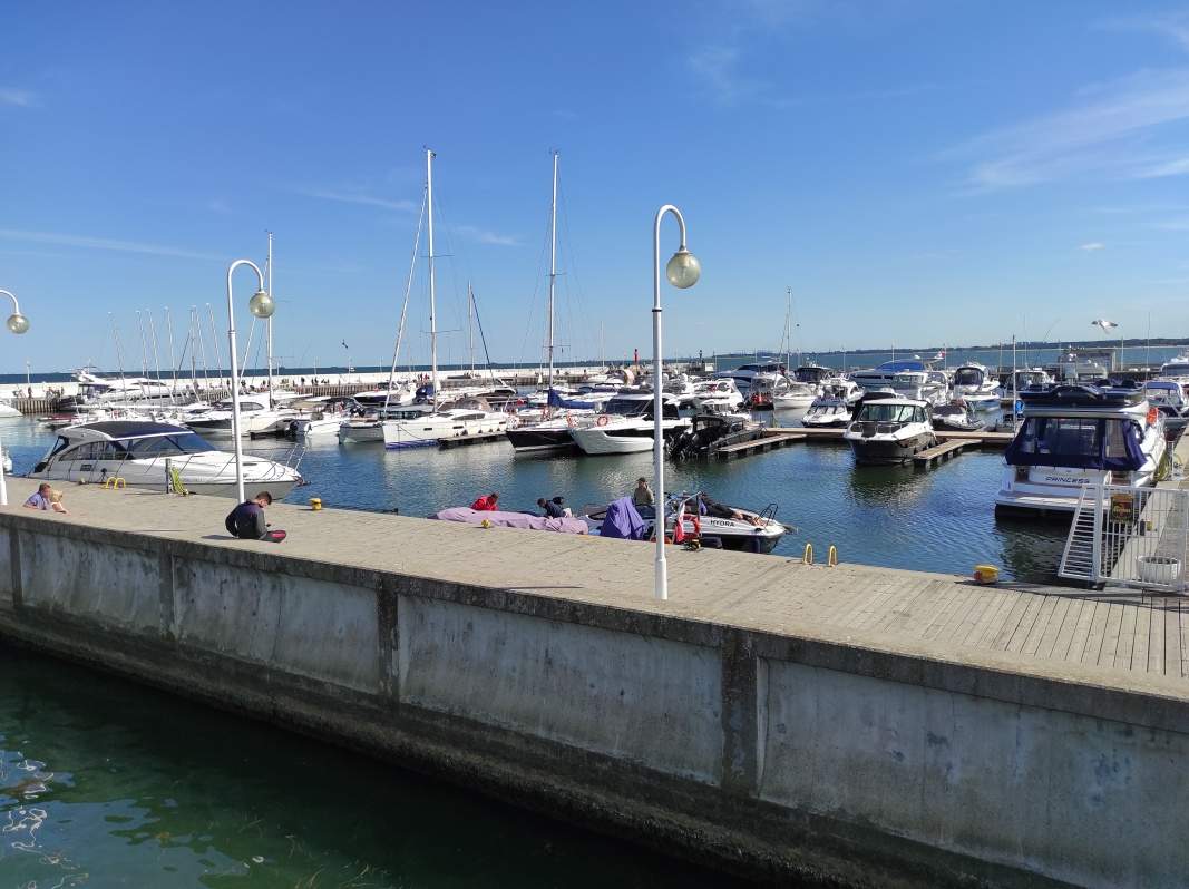 Sopot - mólo - prístav na konci móla