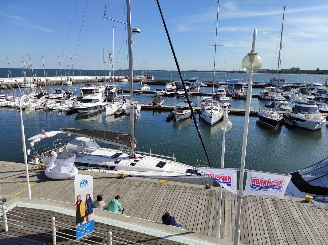 Sopot - mólo - prístav na konci móla