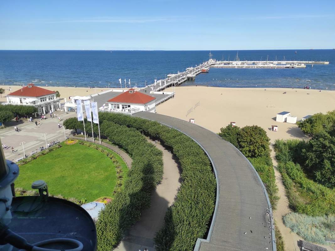 Sopot - výhľad z majáka - mólo