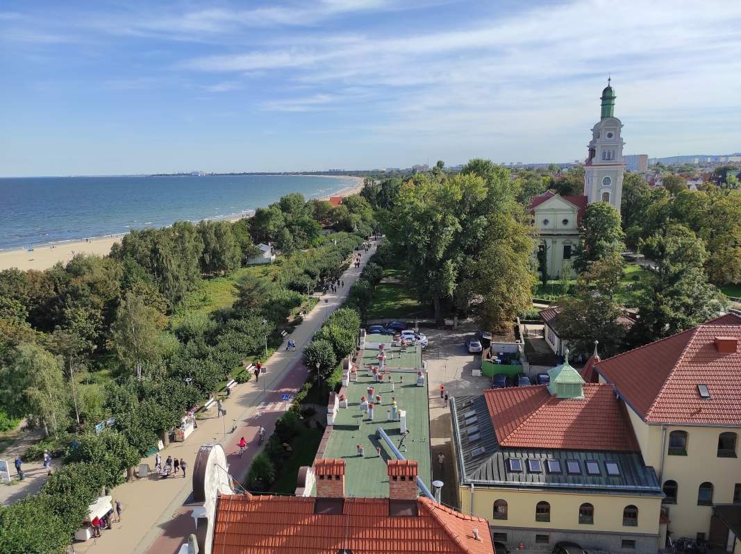 Sopot - výhľad z majáka - časť vpravo