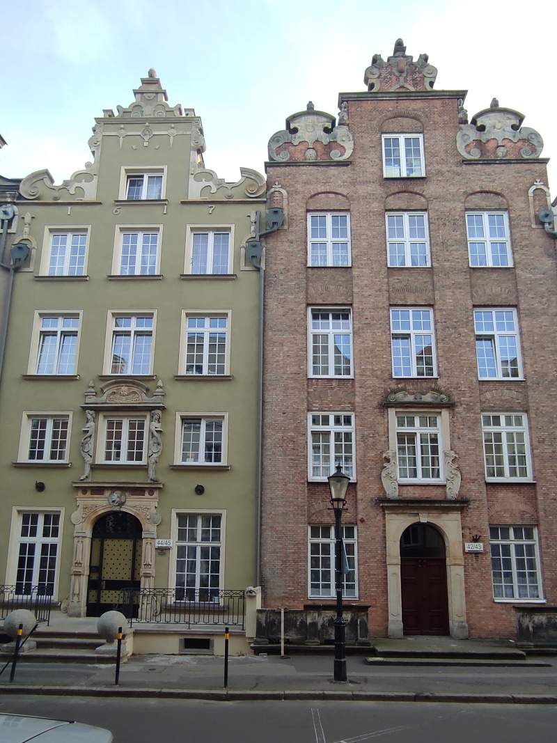 Gdaňsk - domy ako v Amsterdame
