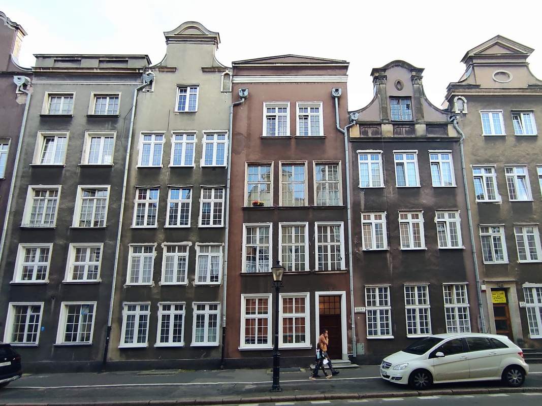 Gdaňsk - domy ako v Amsterdame