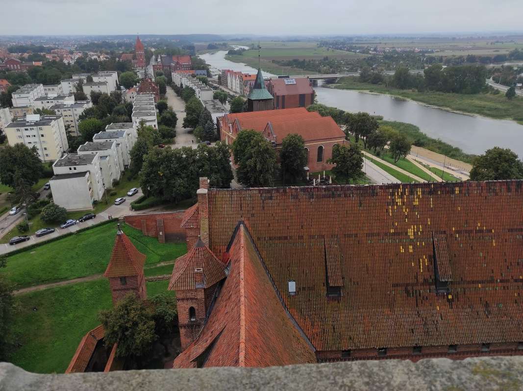 Výhľad z veže - Horný hrad