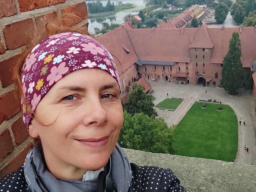 Výhľad z veže - Stredný hrad