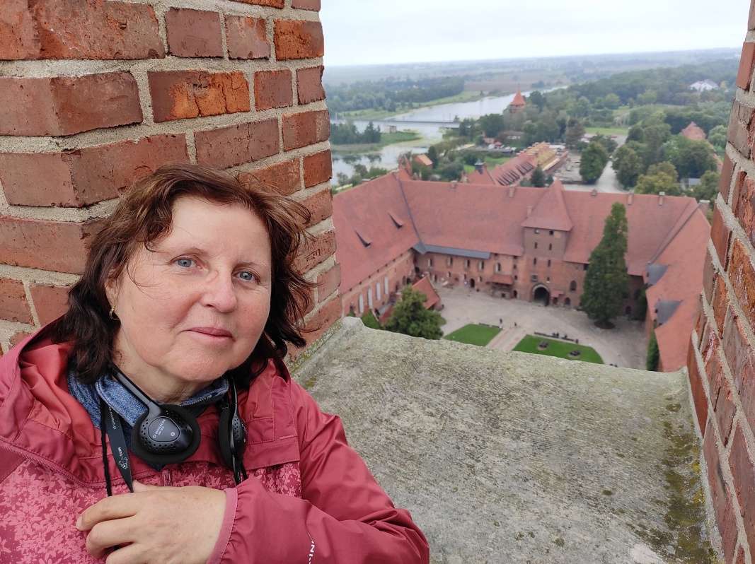 Výhľad z veže - Stredný hrad