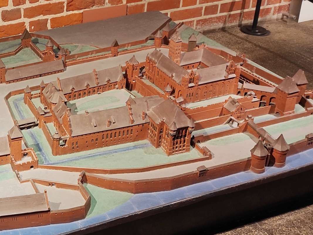 Maketa Hradu Malbork - Stredný a Horný hrad