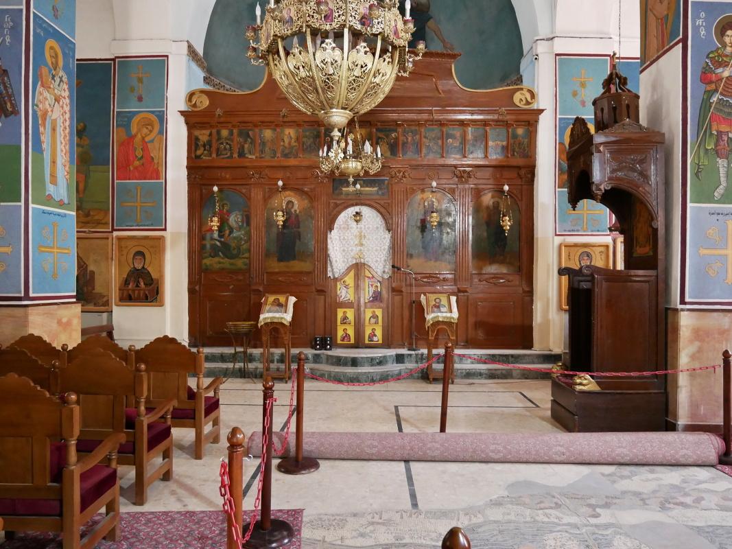 Madaba - grécky ortodoxný kostol sv. Juraja