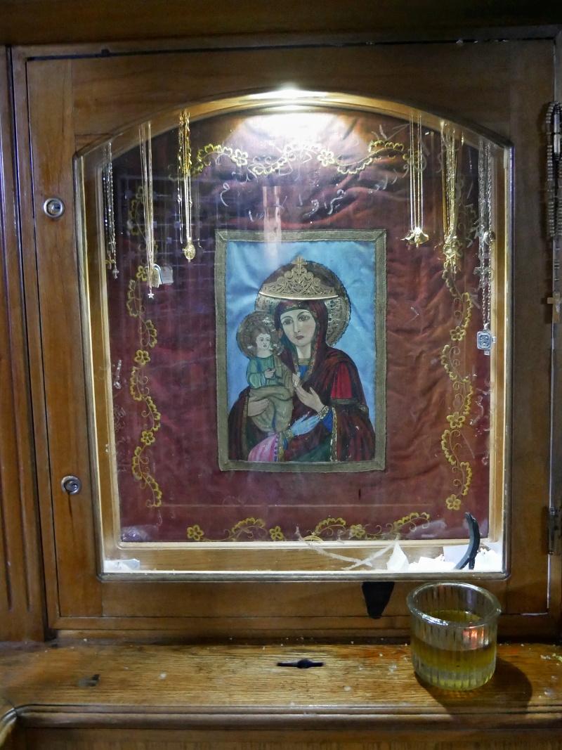 Madaba - grécky ortodoxný kostol sv. Juraja - podzemný svätostánok
