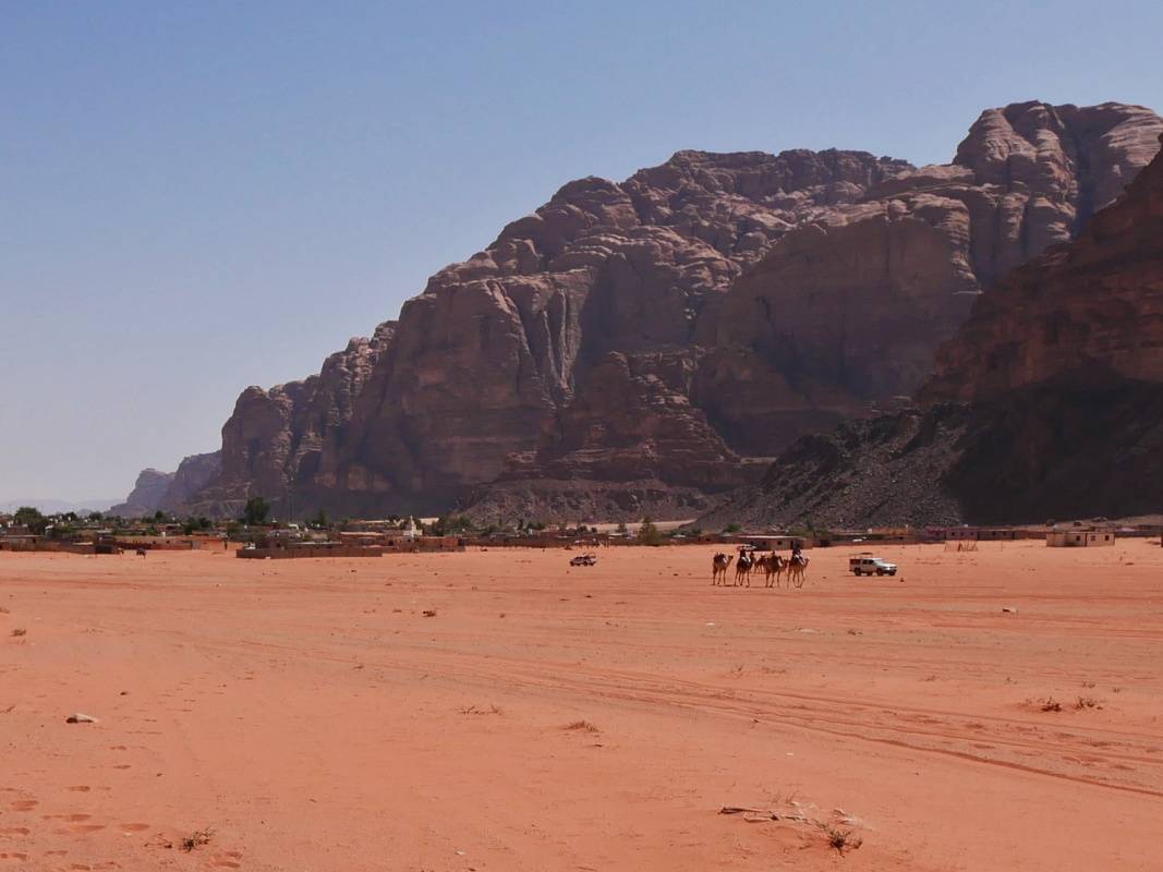 Opúšťame Wadi Rum Willage