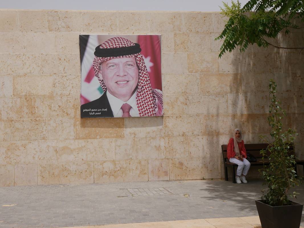 Kráľ Abdullah II. je všade ...
