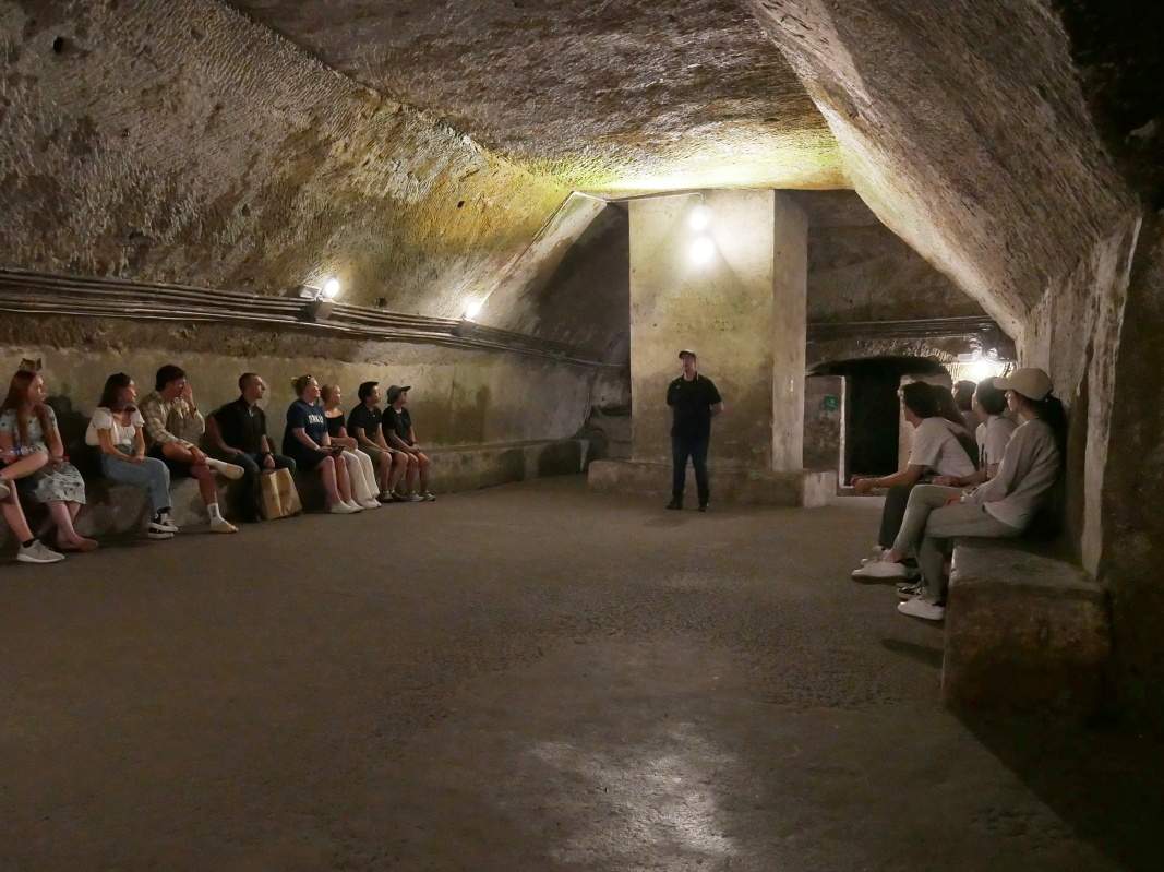 Napoli Sotterranea - tu sme pochopili, že nič nebudeme rozumieť :(