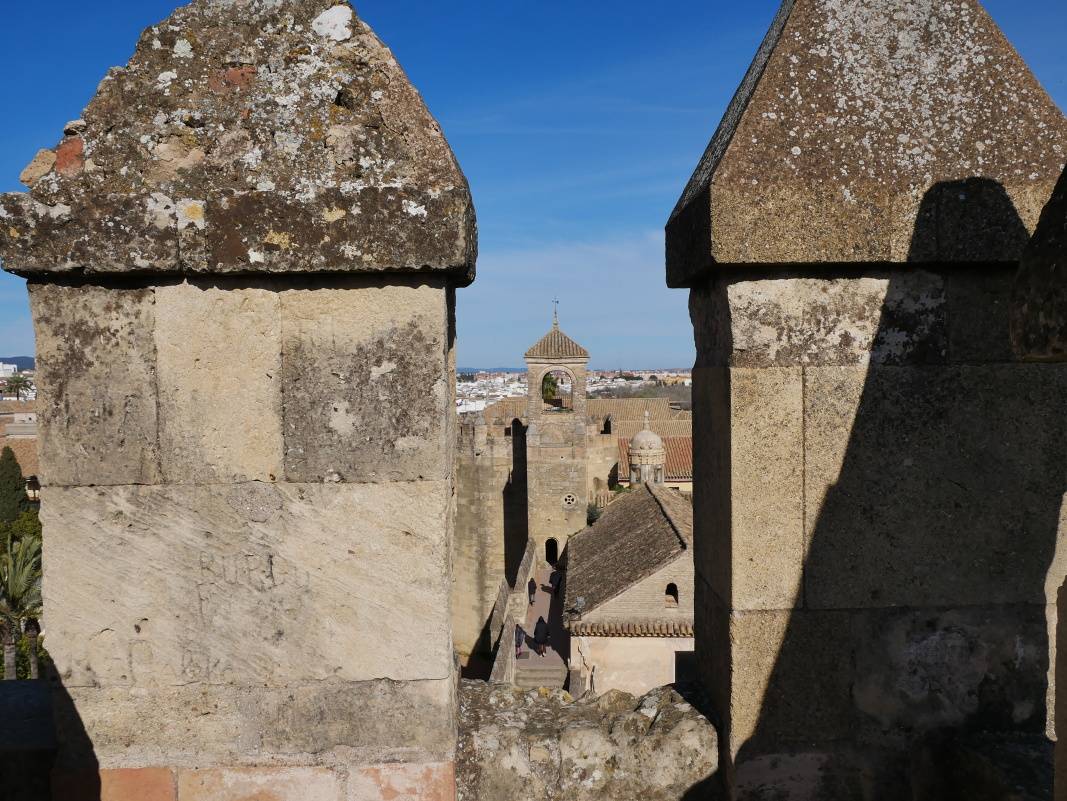 Výhľad z Levej veže - Veža pocty Alcázaru (Torre del Homenaje)