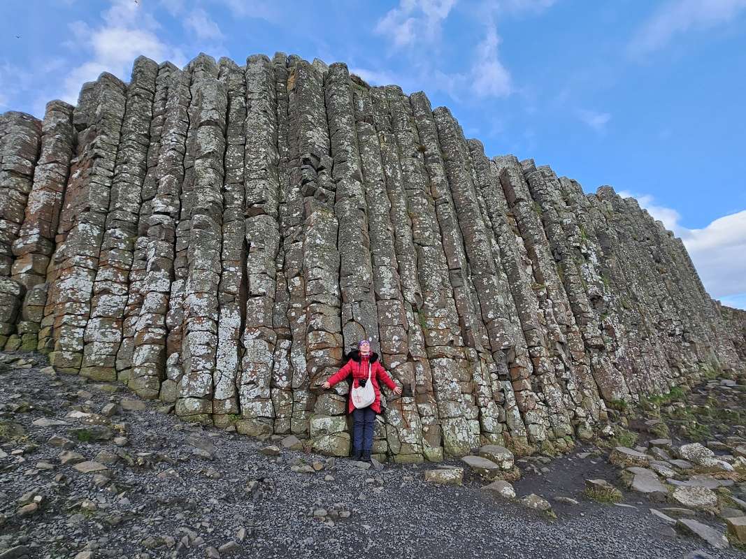 Giant's Causeway - Grand Causeway z opačnej strany