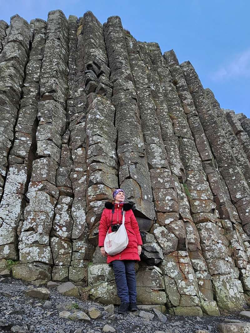 Giant's Causeway - Grand Causeway z opačnej strany