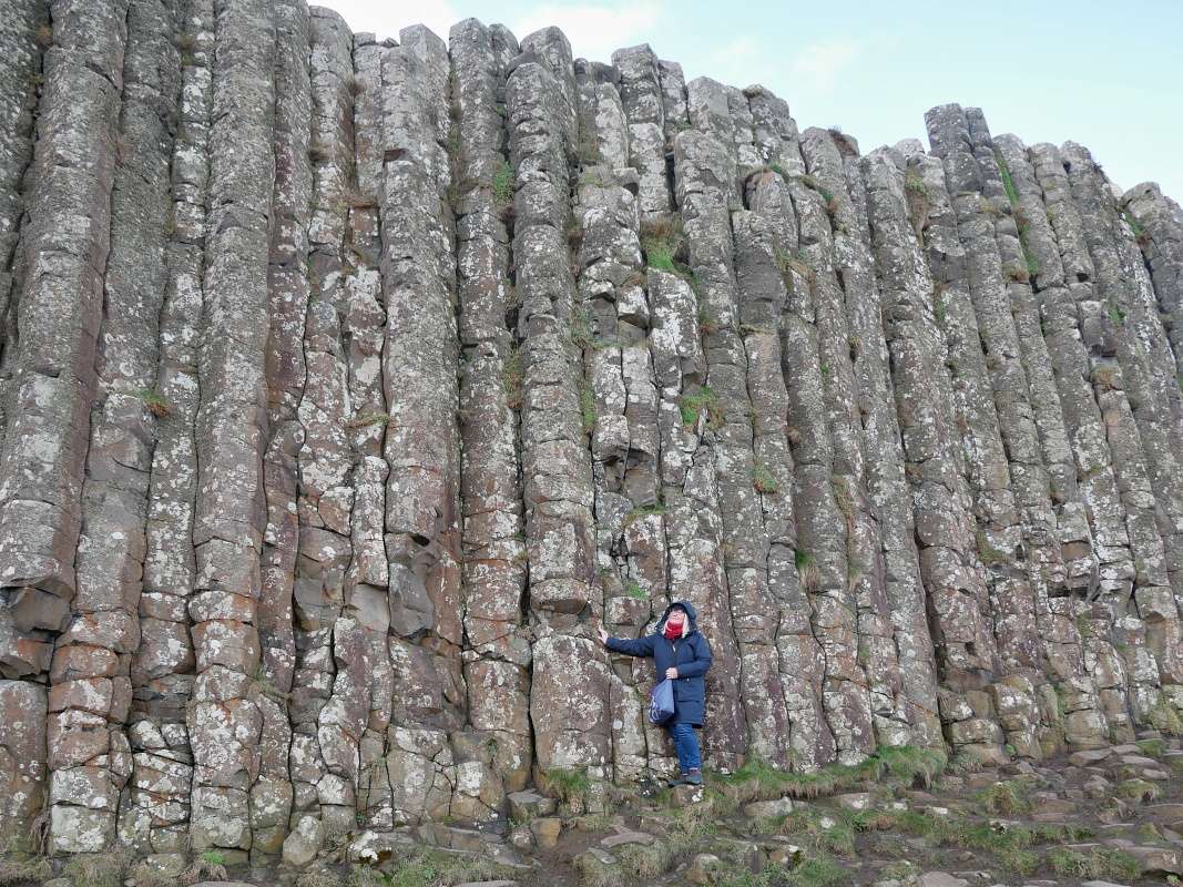Giant's Causeway - Grand Causeway z opačnej strany