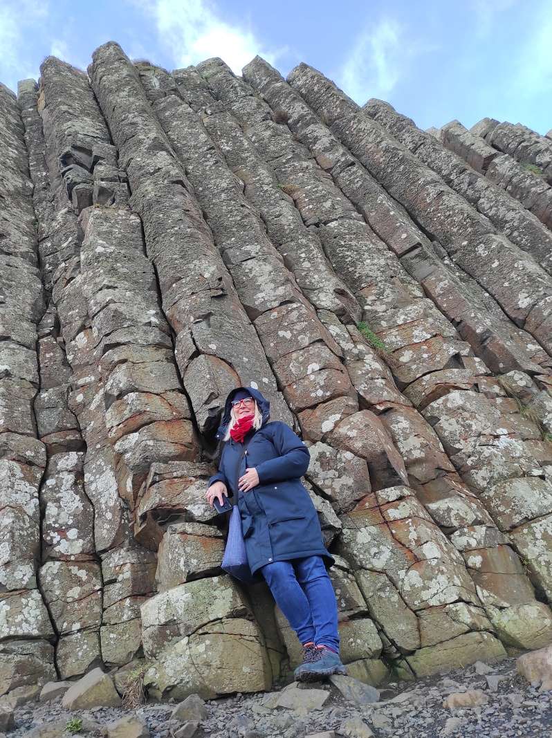 Giant's Causeway - Grand Causeway z opačnej strany