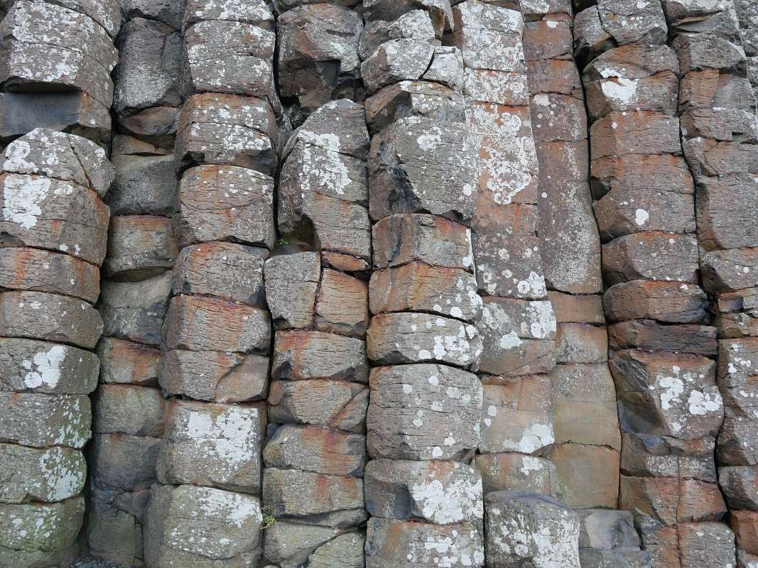 Giant's Causeway - Grand Causeway z opačnej strany