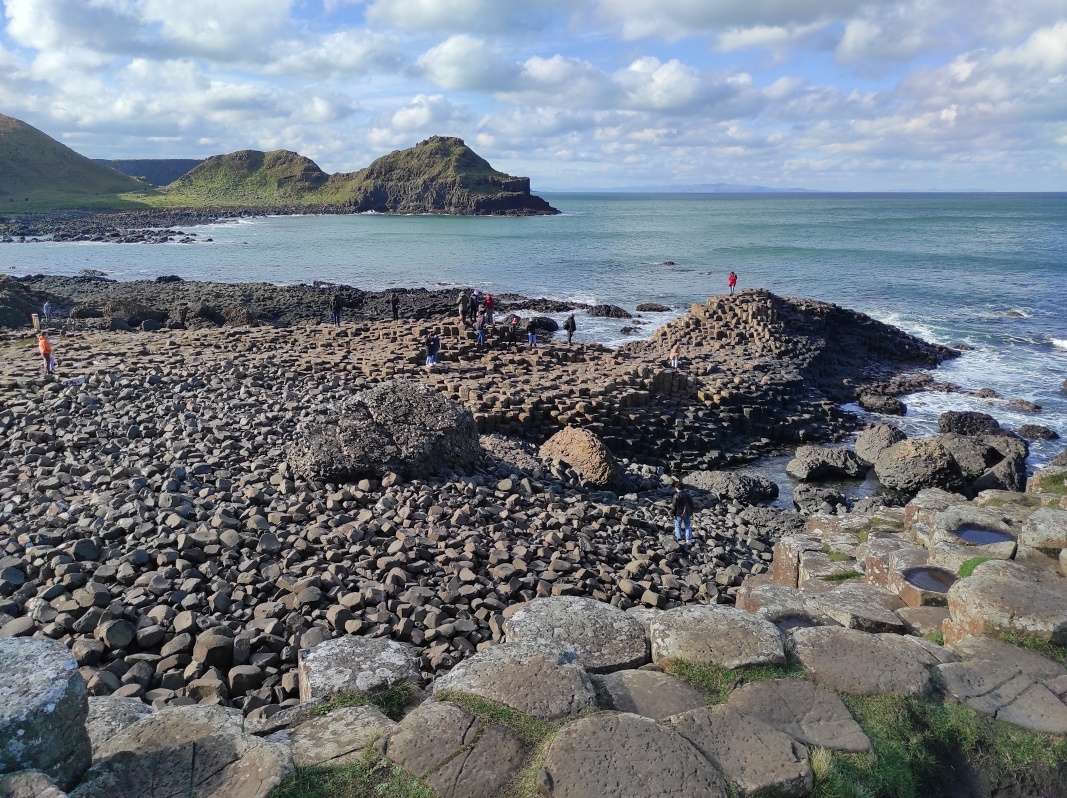 Giant's Causeway - Middle (Kreslo želaní) a Little Causeway z Grand Causeway