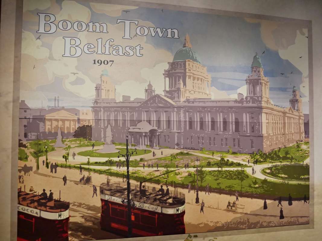 Belfast r. 1907 kvitne vďaka obchodu s ľanom