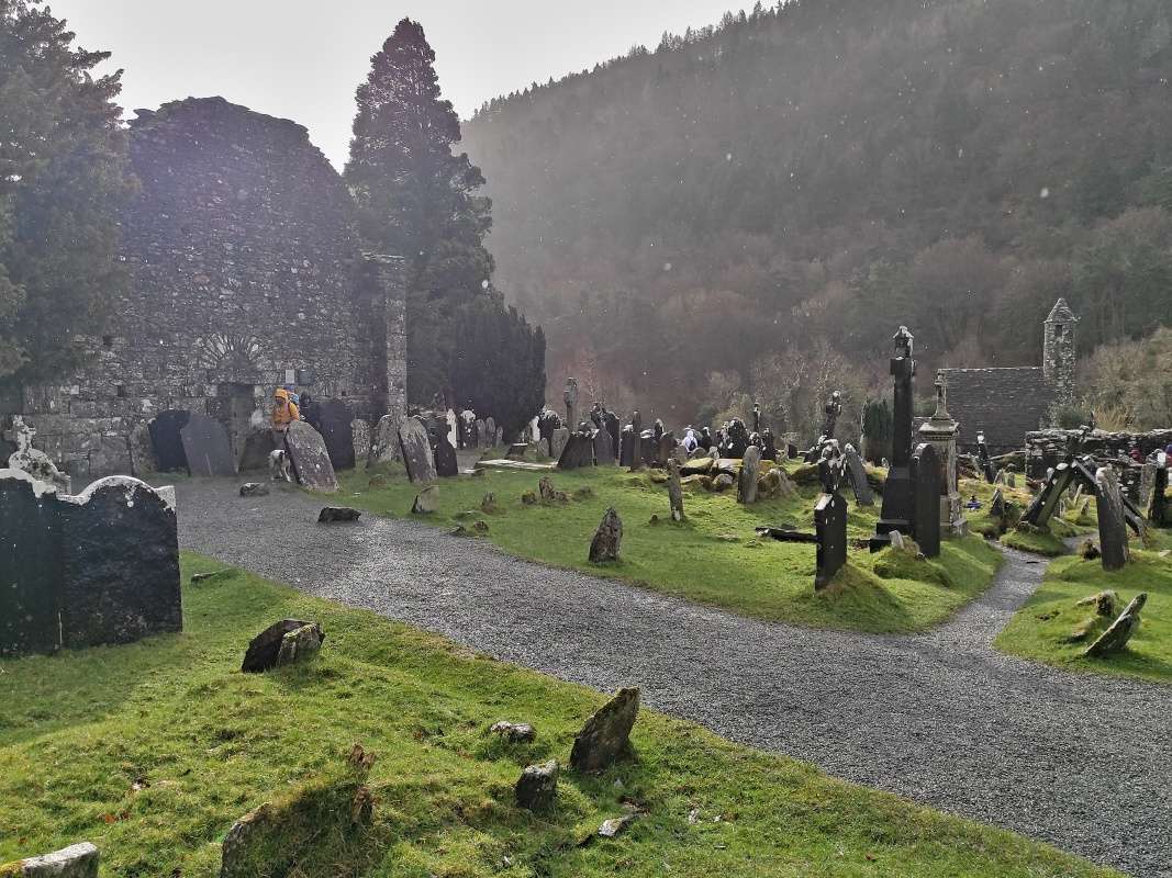 Glendalough - Kostol sv. Kevina a Katedrála sv. Petra a Pavla