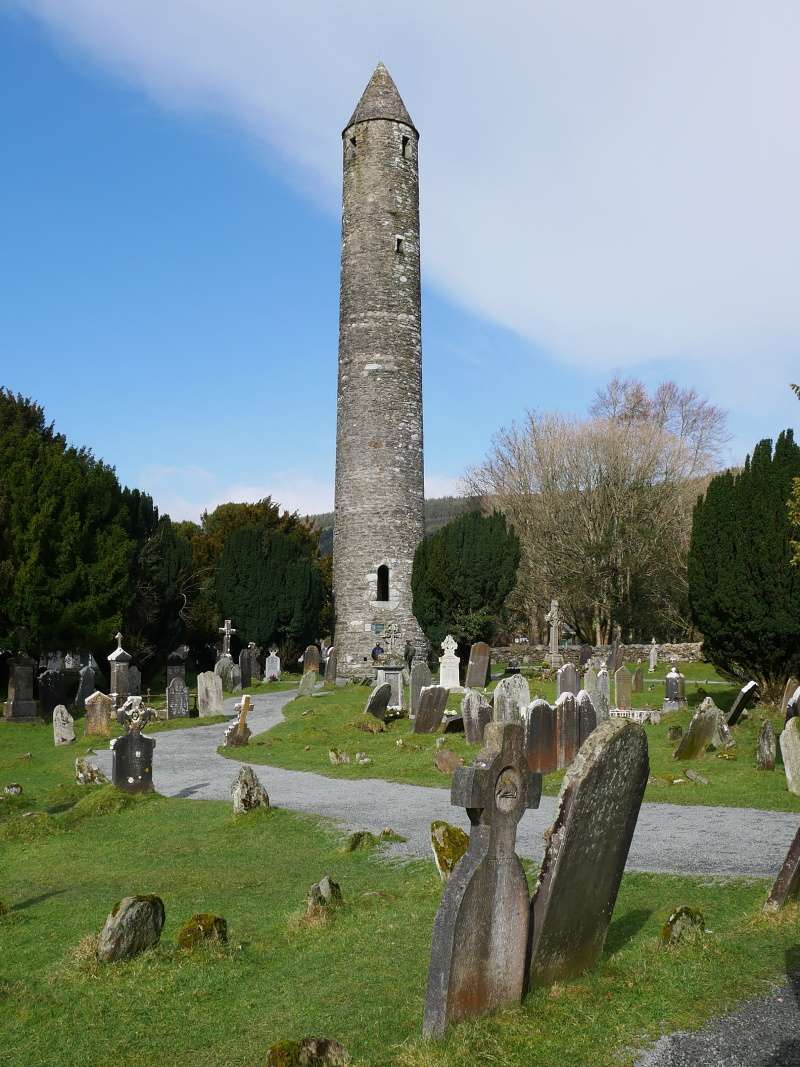 Glendalough - Okrúhla veža