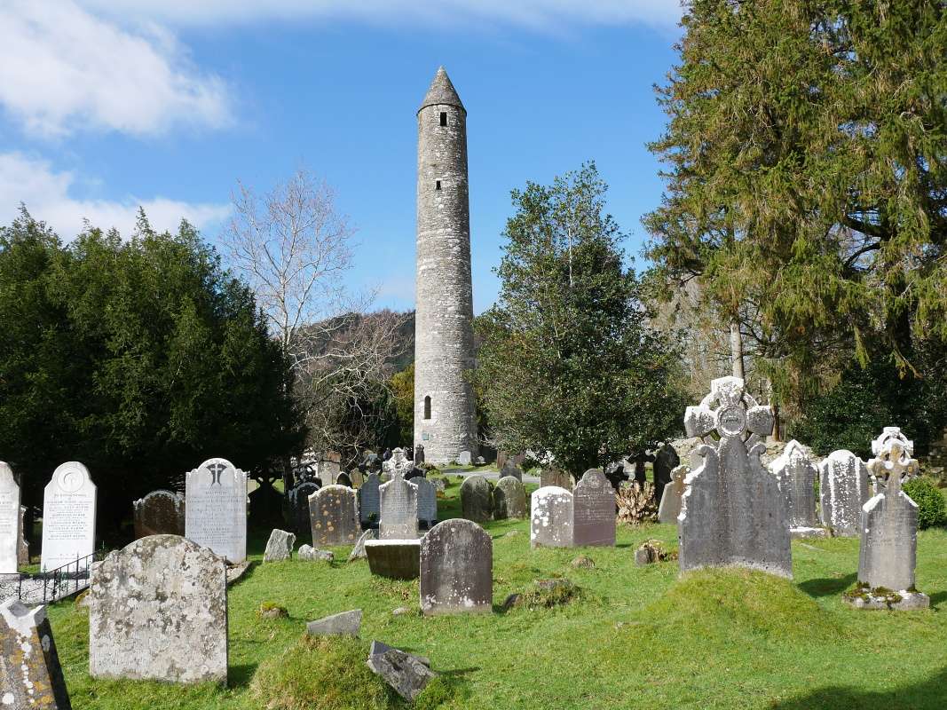 Glendalough - Okrúhla veža