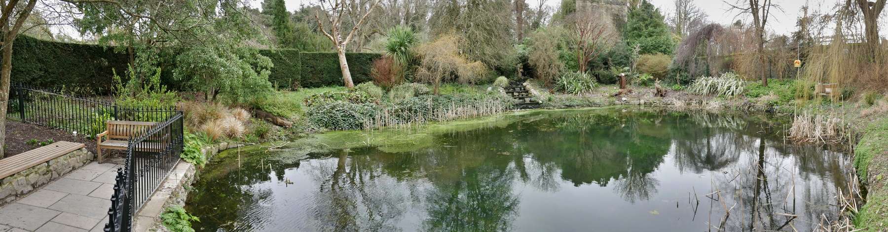 Botanická záhrada Talbot - rozprávkový rybníček