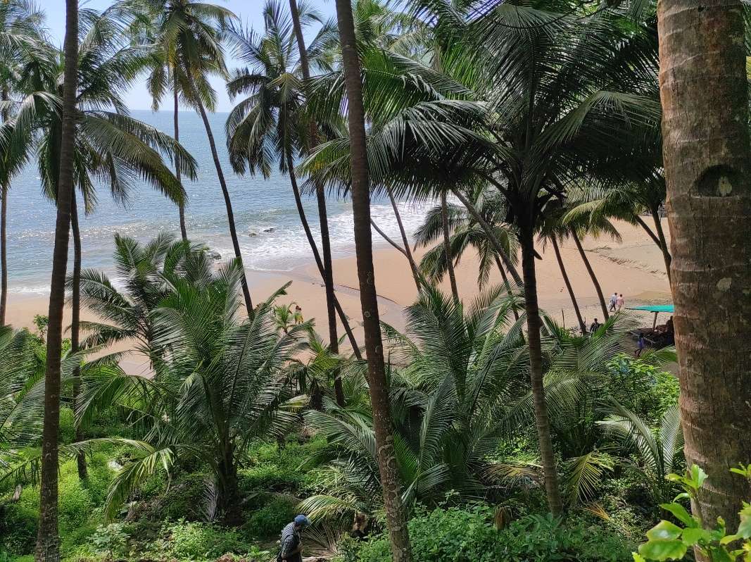 Cesta dole na Kakolem beach