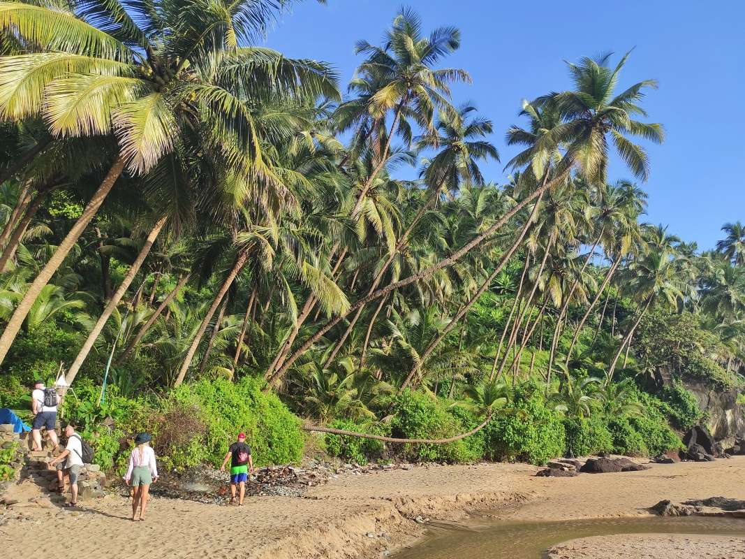 Kakolem beach - odchádzame