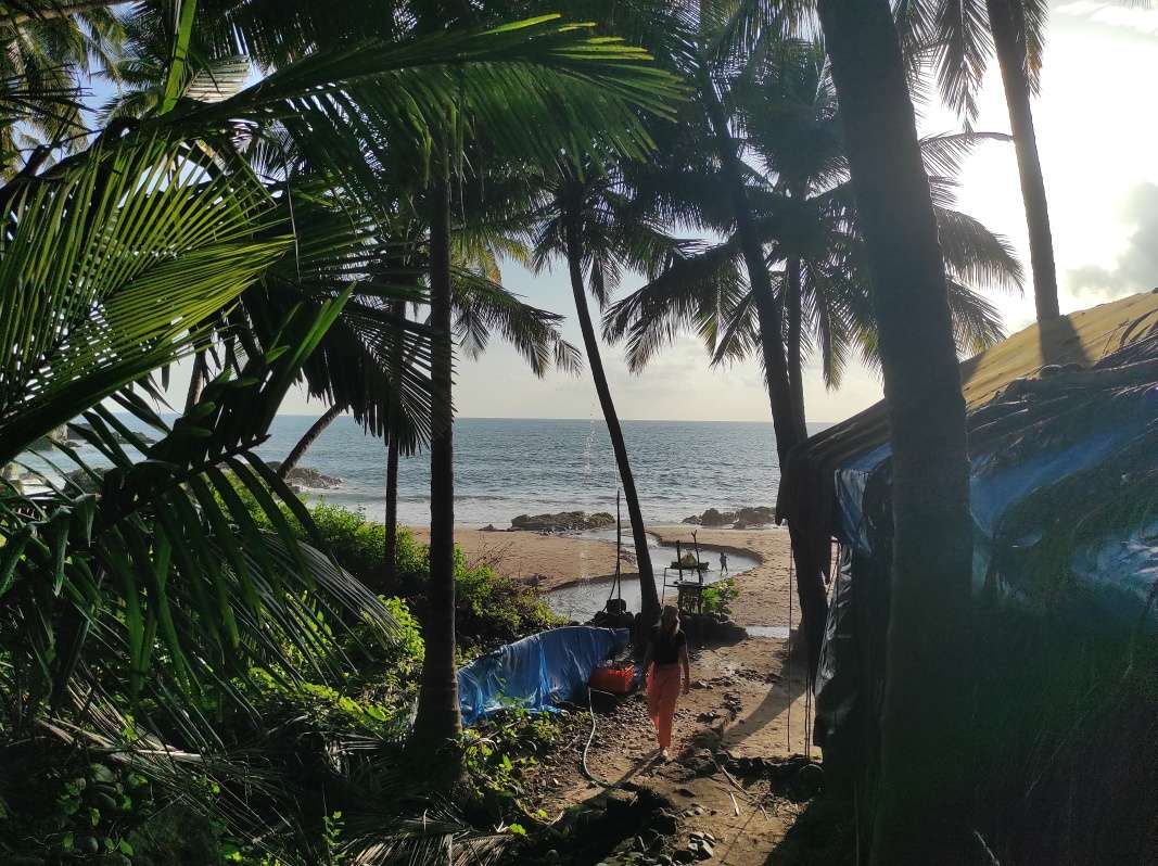 Kakolem beach - odchádzame