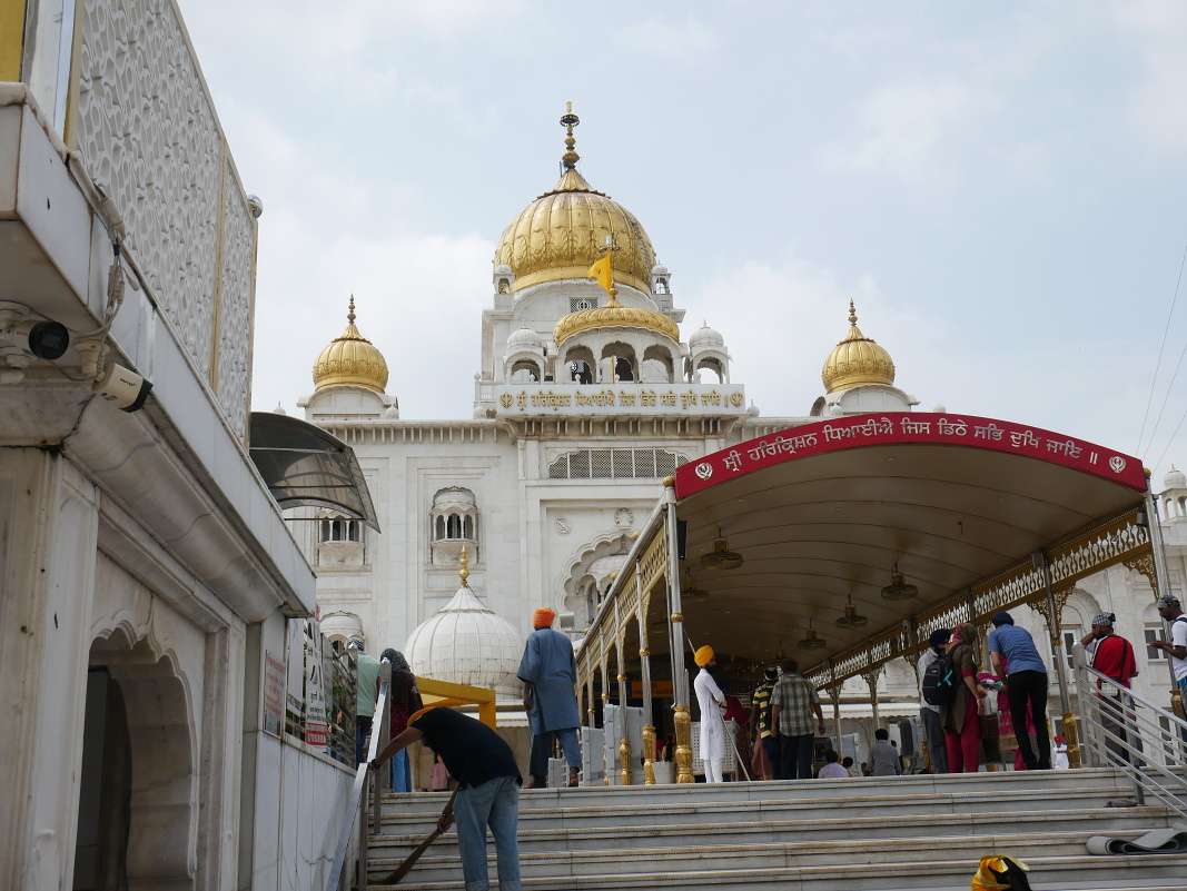 Sikhský chrám Grurdwara Bangla Sahib
