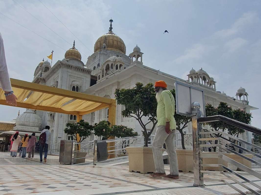 Sikhský chrám Grurdwara Bangla Sahib