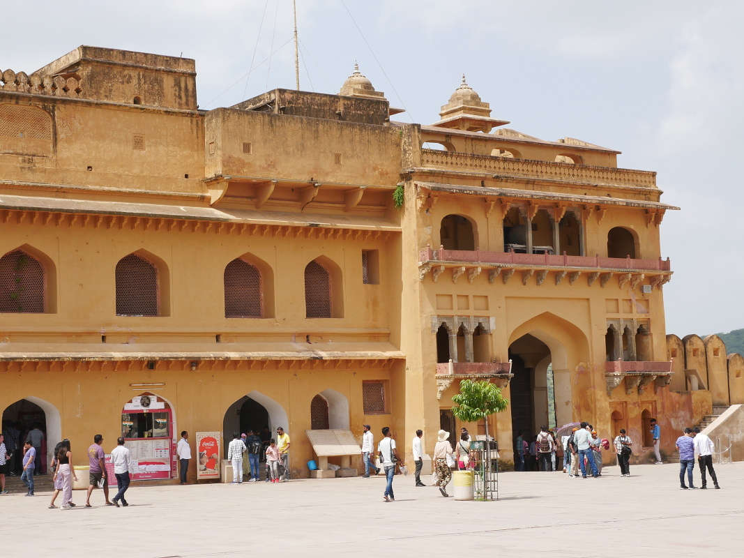 Amber Fort - Jaleb Chowg - pohľad späť na Mesačnú bránu