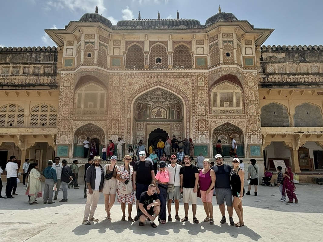Amber Fort - Druhé nádvorie - Ganešova brána do súkromného kráľovského paláca