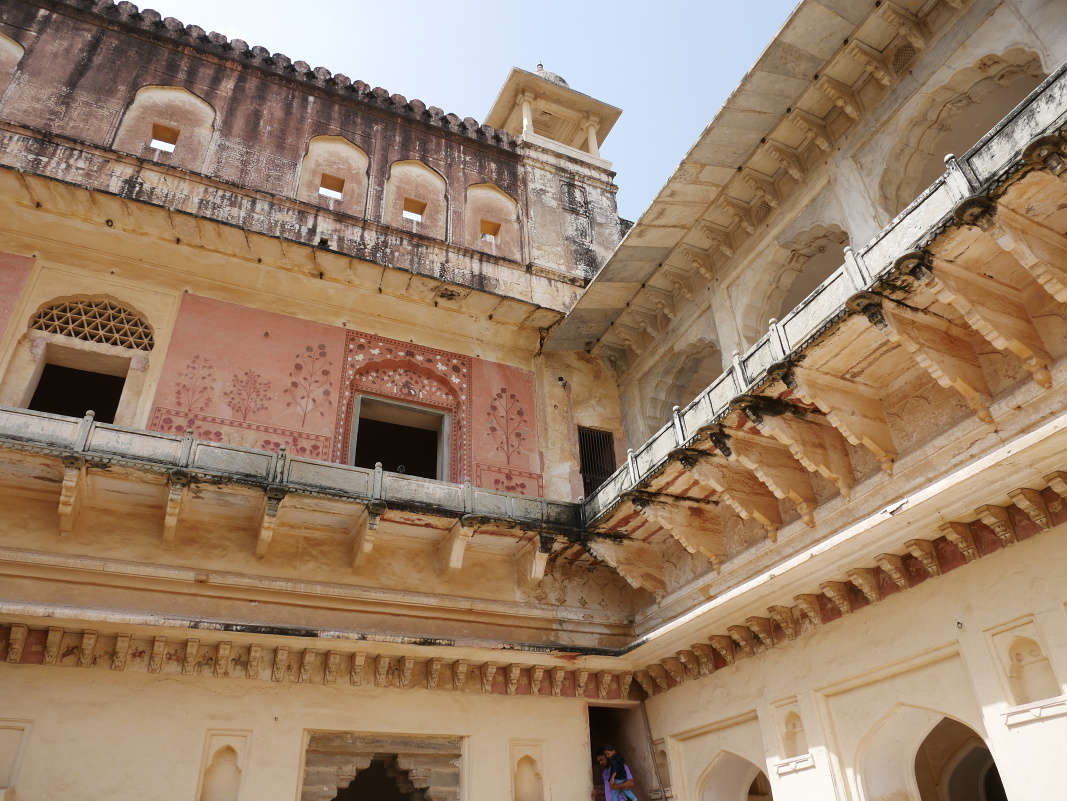 Amber Fort - Štvrté nádvorie Zenana