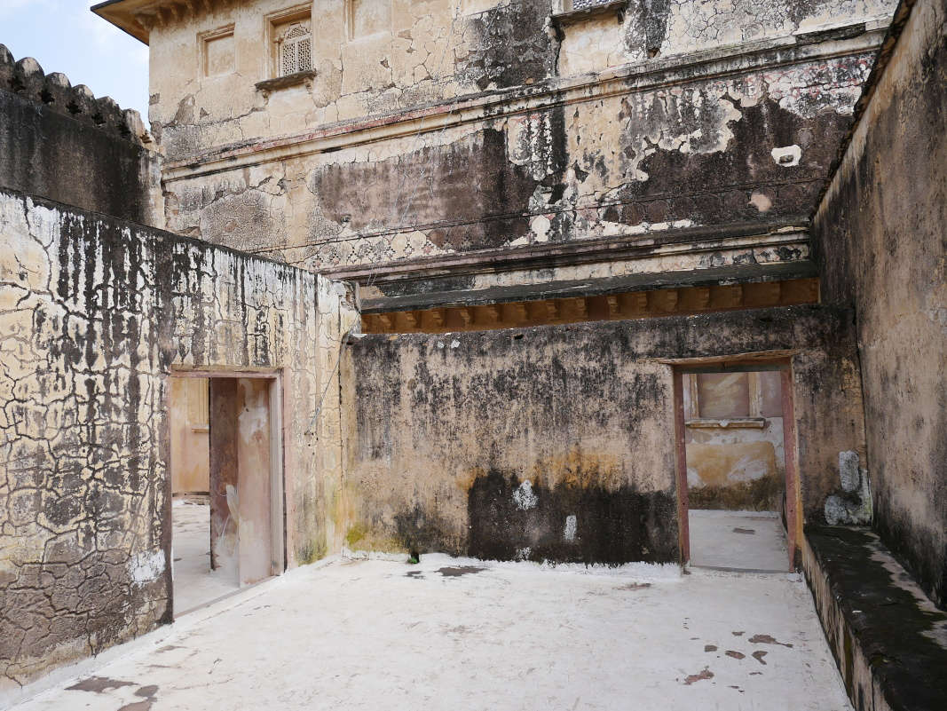 Amber Fort - Štvrté nádvorie Zenana - ženské priestory paláca Man Singh I.