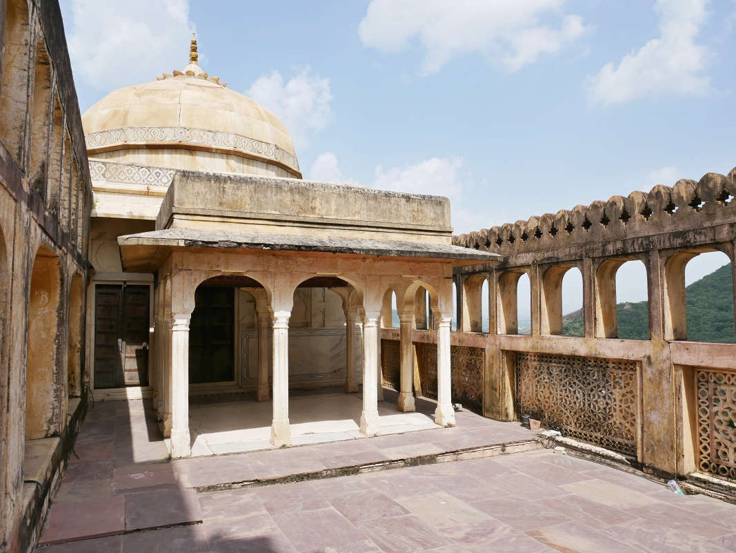 Amber Fort - Štvrté nádvorie Zenana - ženské priestory paláca Man Singh I.