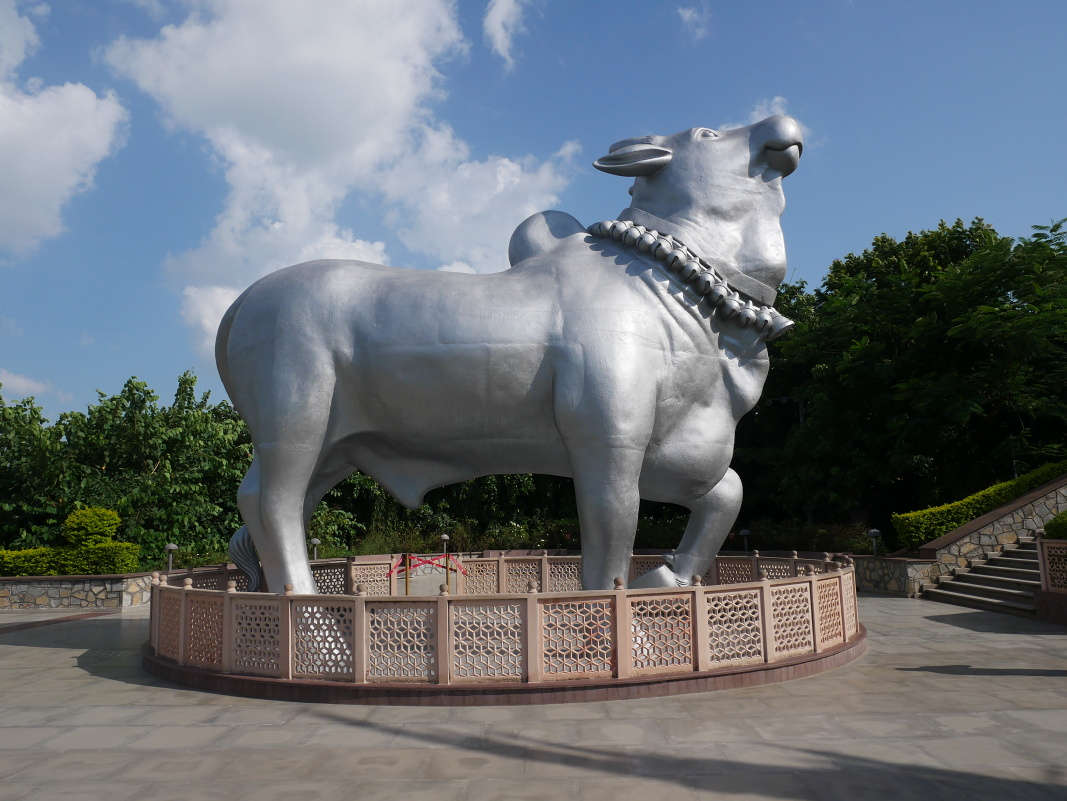 Nathdwara - Socha viery (boha Šivu)