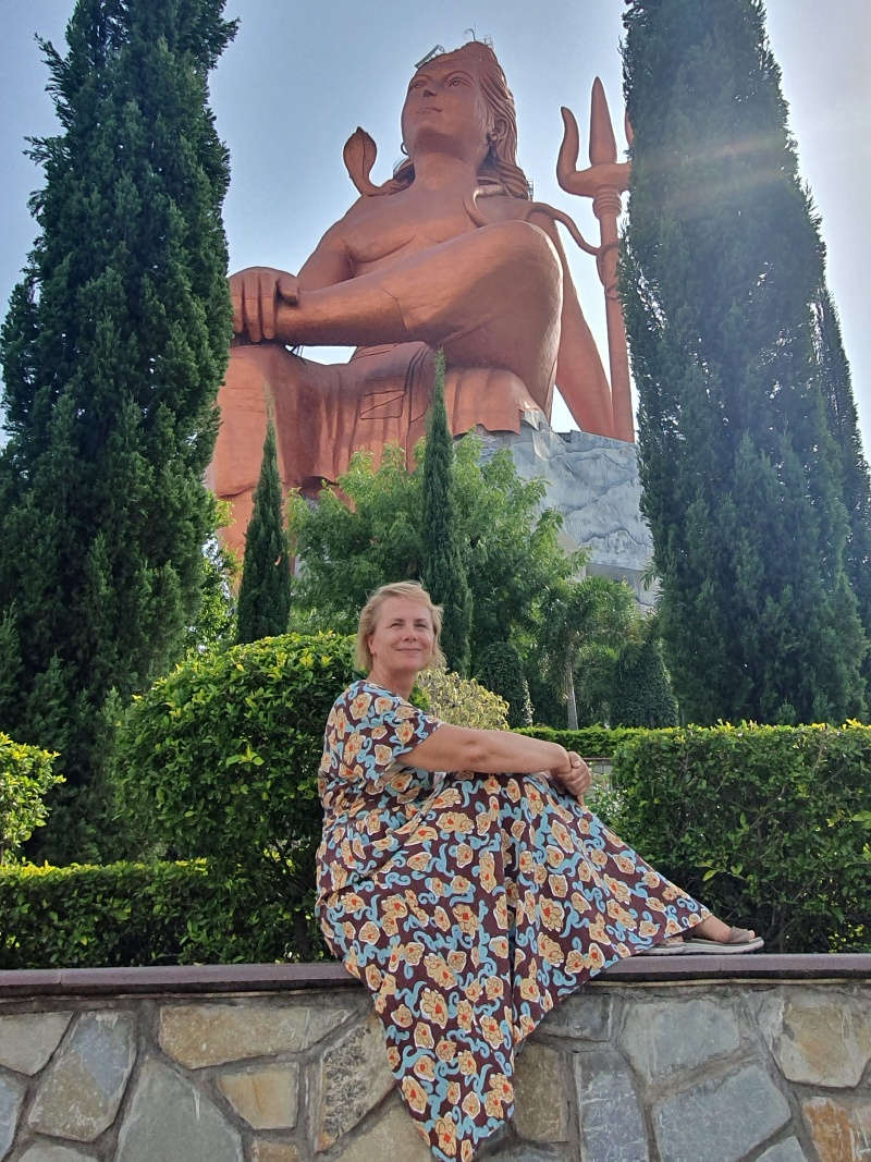 Nathdwara - Socha viery (boha Šivu)
