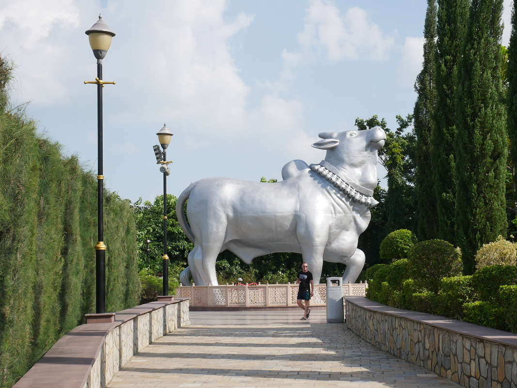 Nathdwara - Socha viery (boha Šivu)
