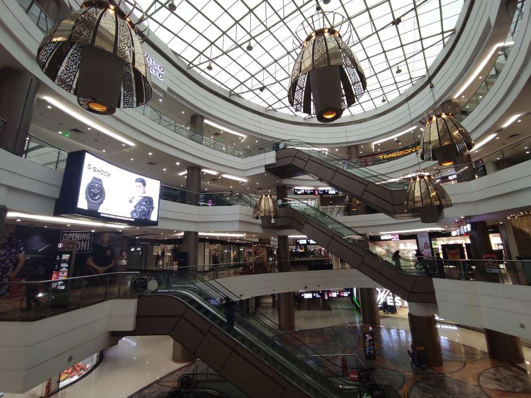 Bombaj - nákupné centrum